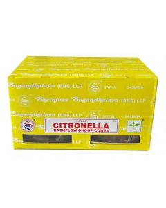 Satya Citronella geparfumeerde backflow wierookkegels