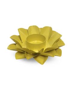 Lotus Kaarshouder Groen Geel Zonnevlecht