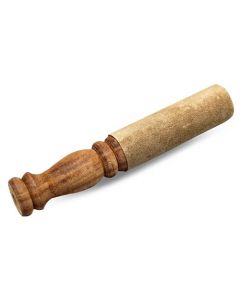 Klankschaal Klopper met beige suede
