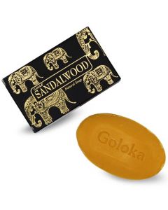 Goloka nag champa sandelhout natuurlijke zeep 75 gram