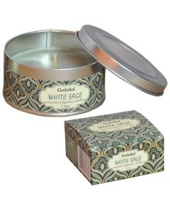Goloka White Sage sojawas geurkaars