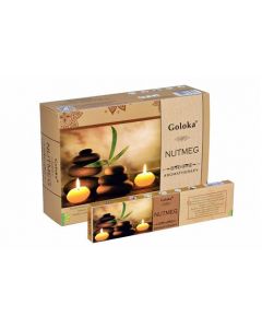 Goloka Wierook Aromatherapy Nutmeg 15 gr.
