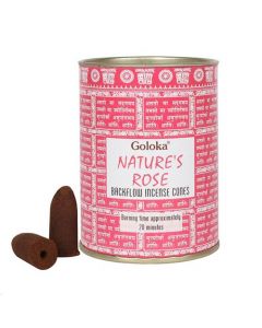 Goloka Nature's Rose Back Flow Cones pack (12 cans)