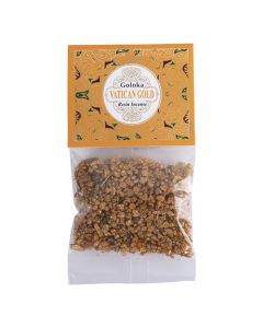 Goloka Resin Incense Vatican Gold  - 30 grams 12 packs