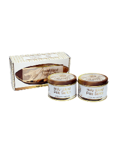 Fleur de Vie Holy Wood Palo Santo geurkaarsen in blik set van 2
