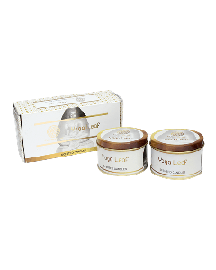 Fleur de Vie Yoga Leaf geurkaarsen in blik