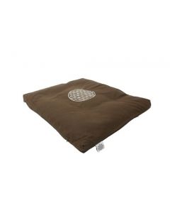 Zabuton Meditatie Mat Flower of Life Grijs