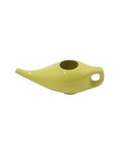 Neti Pot Light Yellow Ceramic
