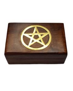 Tarot of Sieradendoos- Pentagram van messing