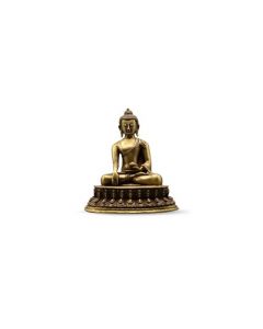 Boeddha Sakyamuni Plain Met Ovale Basis 25Cm