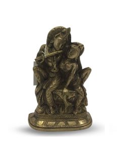 Messing Radha Krishna 16Cm