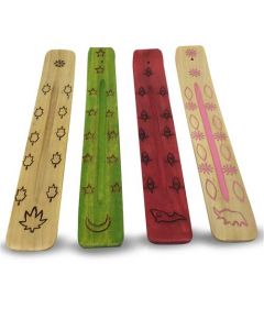 Wierookhouder Ski Geslepen Gekleurd Assorti
