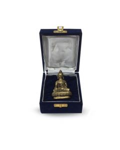 Boeddha In Geschenkdoos Messing