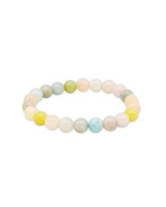 Morganite Bead Bracelet 8 mm