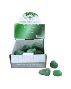 Green Quartz tumbled stone display 500g