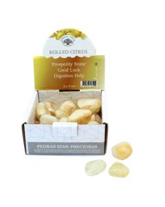 Citrine Tumbled Stones Display 500g