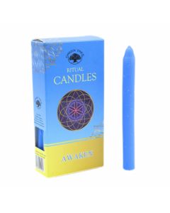 Green Tree Ritual Candles Awaken (10 pieces)