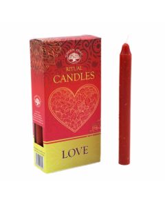 Green Tree Ritual Candles Love (10 pieces)