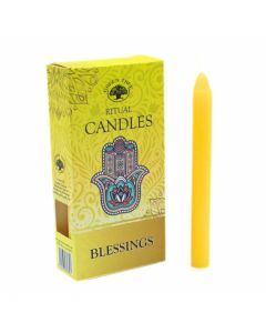 Green Tree Ritual Candles Blessing (10 pieces)