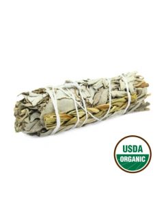 White Sage & Sweetgrass Smudge Stick 10cm