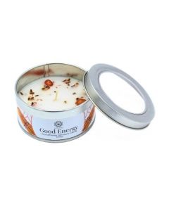 Green Tree Gemstone Candle Good Energy Palo Santo 70g