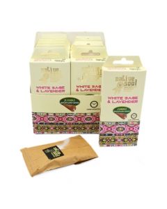 Green Tree Jumbo Backflow Cones White Sage & Lavender