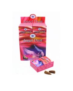 Green Tree Angel Dust Backflow Incense Cones (set of 12)
