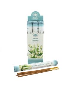 Green Tree White Flowers Incense