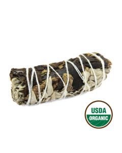 White Sage & Black Sage Smudge Stick 10cm