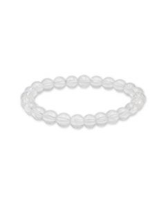 Rock Crystal Bead Bracelet 8 mm