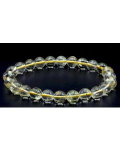 Citrine Bead Bracelet 8 mm