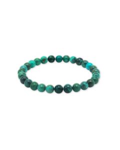 Chrysocolla 'AA' beaded Bracelet 6 mm - Peru