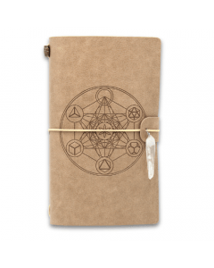 Esoteric crystal Metatron Journal 20x10cm