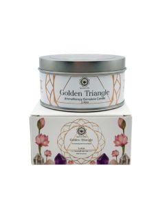 Green Tree Gemstone Candle Golden Triangle Lotus 70g