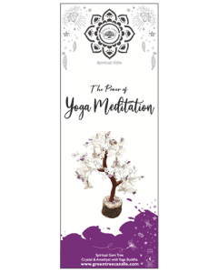 Gemstone Tree Crystal and Amethyst Yoga Meditation small