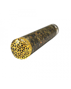 ORGONE SMOOTH MASSAGER EPIDOT WITH FLOWER OF LIFE