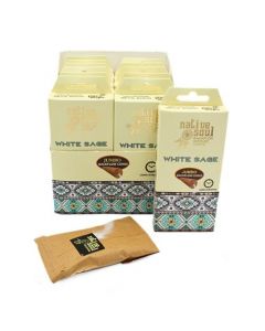 Native Soul Jumbo Backflow Cones White Sage