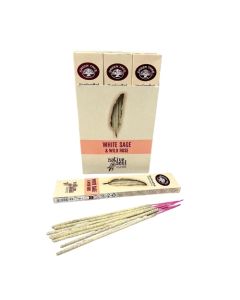 Green Tree Smudge Incense Native Soul White Sage & Wild Rose 15gr