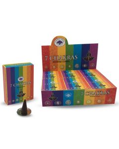 Incense cones 7 Chakra's