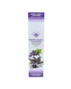 Green Tree White Sage & Lavender  Incense (15 Sticks)